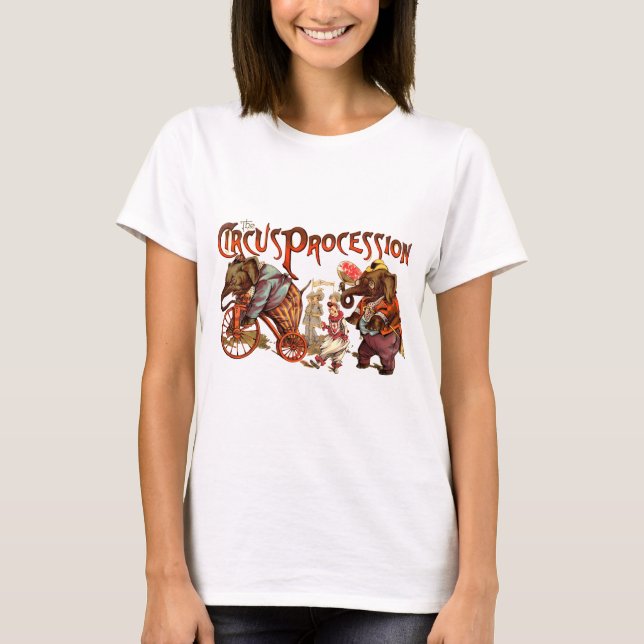 Camiseta Elefante de la procesión del circo (Anverso)