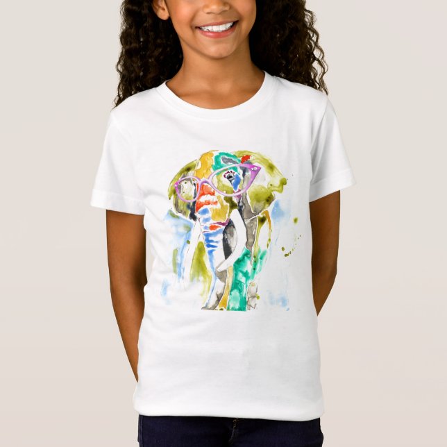 Camiseta Elefante de pantalones inteligentes (Anverso)