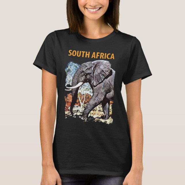 Camiseta Elefante de Sudáfrica (Anverso)