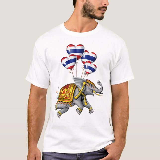 Camiseta Elefante de Tailandia (Anverso)