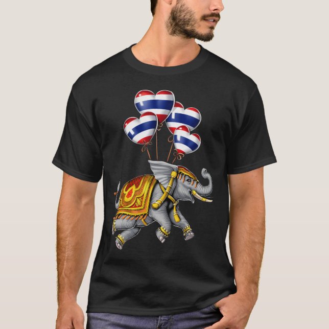 Camiseta Elefante de Tailandia (Anverso)