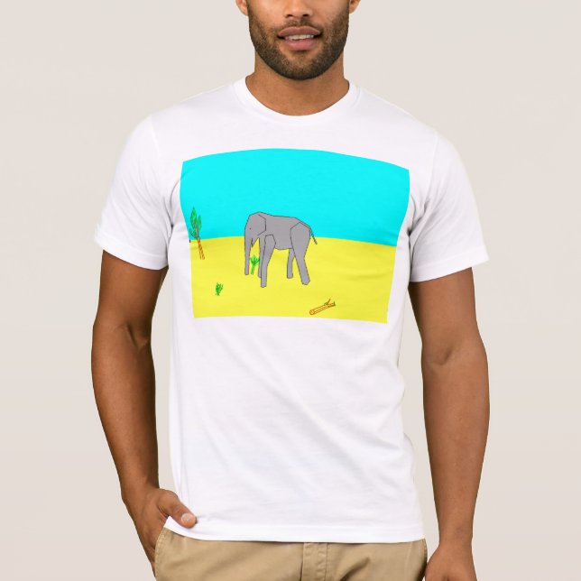 Camiseta Elefante de Terry Davis TempleOS (Anverso)