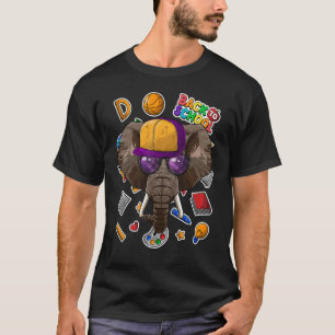 Camiseta Elefante De Vuelta Al Colegio, Primer Día De La Es