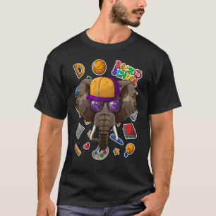 Camiseta Elefante De Vuelta Al Colegio, Primer Día De La Es