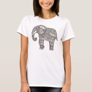 Camiseta Elefante decorativo del estilo