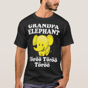 Camiseta Elefante del abuelo de Mens Töröö elefantes de cir