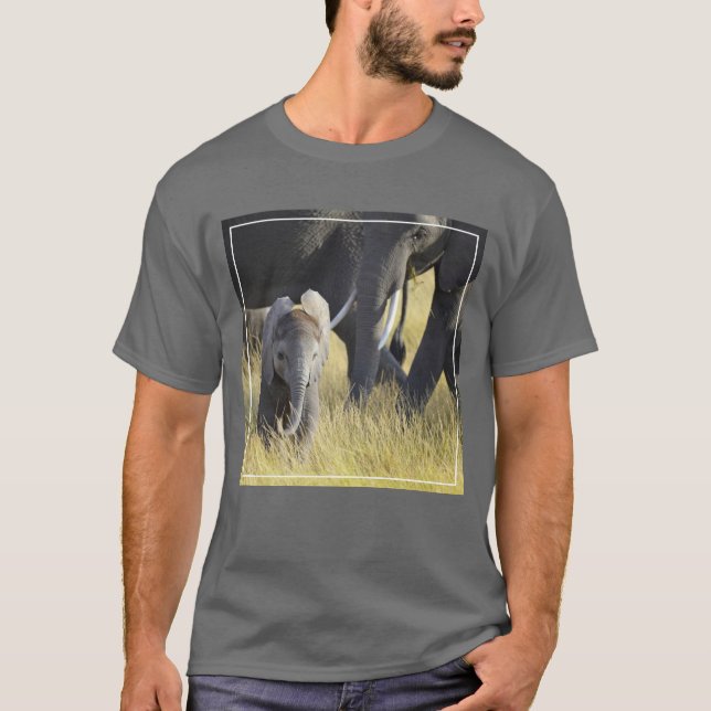 Camiseta Elefante del bebé (Anverso)