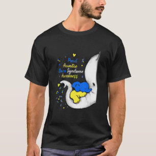 Camiseta Elefante del Día de la Conciencia de la Tía con Sí