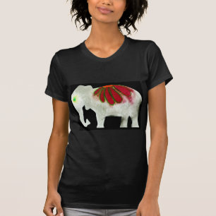 Camiseta Elefante del flower power
