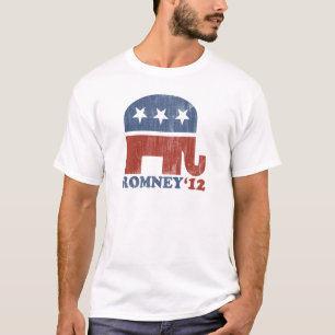 Camiseta Elefante del republicano de Mitt Romney 2012