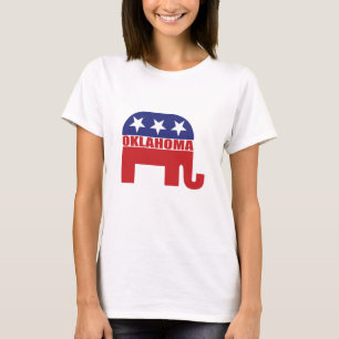 Camiseta Elefante del republicano de Oklahoma