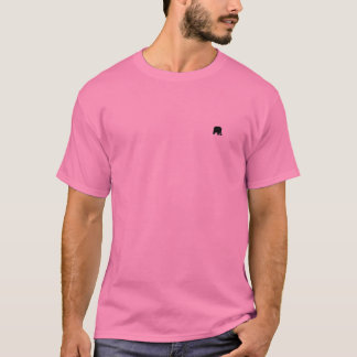 Camiseta Elefante discreto (elefante en negro)