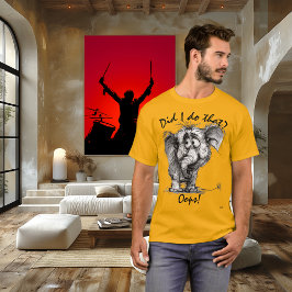 Camiseta Elefante Divertido – Cita Editable Mono Oops Mono 