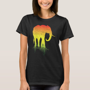 Camiseta Elefante El Mamífero Animal Africano Espíritu