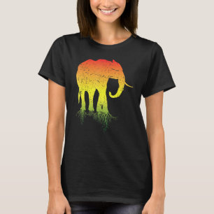 Camiseta Elefante El Mamífero Animal Africano Espíritu