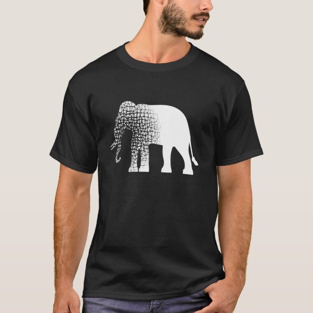 Camiseta Elefante elefante elefante Chica elefante (Anverso)