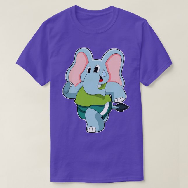 Camiseta Elefante en carrera (Diseño del anverso)