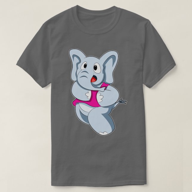 Camiseta Elefante en carrera 2 (Diseño del anverso)