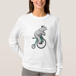 Camiseta Elefante en Circo con Bicicleta
