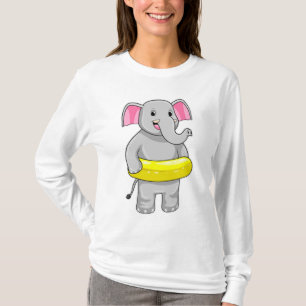 Camiseta Elefante en el baño con la vida