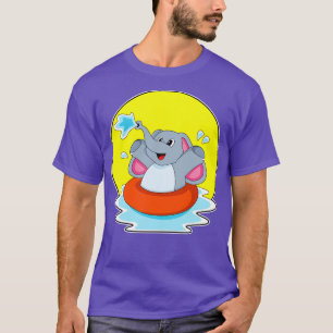 Camiseta Elefante en el baño con la vida