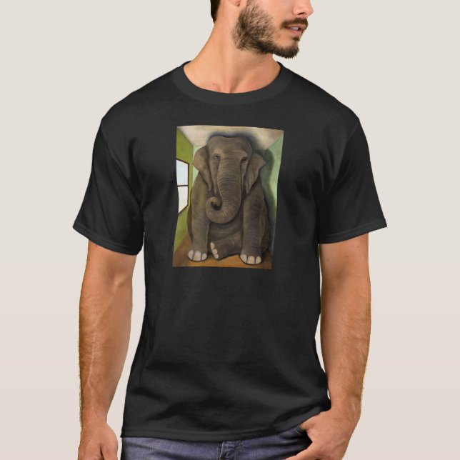 Camiseta Elefante en el cuarto (Anverso)