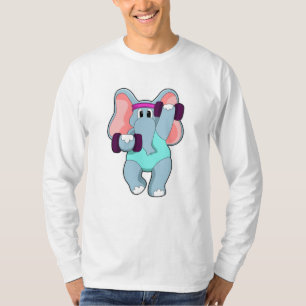 Camiseta Elefante en el entrenamiento de la fuerza con camp