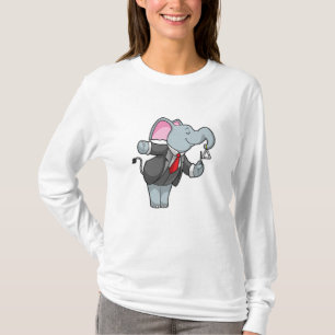 Camiseta Elefante en la música con triángulo