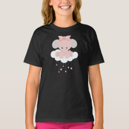 Camiseta Elefante En La Nube, Elefante Cubierto, Corona, Es