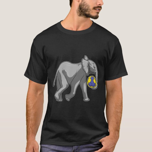 Camiseta Elefante en los deportes de balonmano (Anverso)
