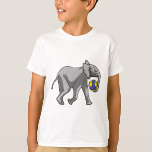 Camiseta Elefante en los deportes de balonmano