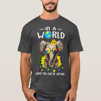 Camiseta Elefante En Un Mundo Donde Puedes Ser Cualquier Co