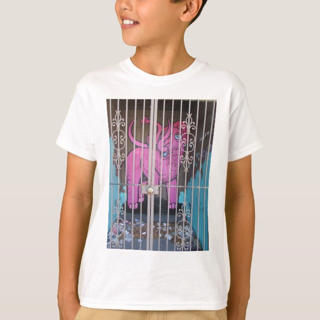 Camiseta Elefante enjaulado (Anverso)