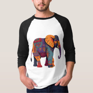 Camiseta Elefante Espíritu – Arte del Alma Colorida
