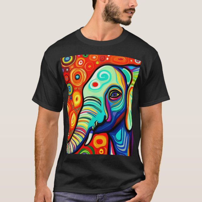 Camiseta Elefante excéntrico (Anverso)