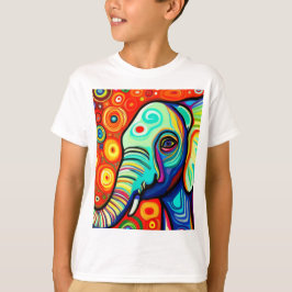Camiseta Elefante excéntrico