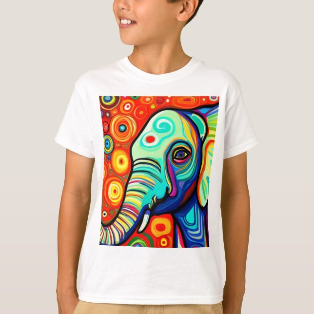 Camiseta Elefante excéntrico (Anverso)