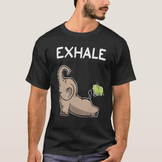 Camiseta Elefante Exhala Yoga Elefante