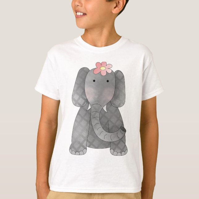 Camiseta Elefante femenino (Anverso)