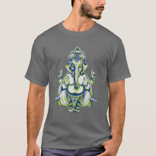 Camiseta Elefante femenino de Ganesha Henna Yoga