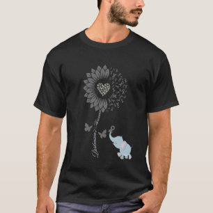 Camiseta Elefante Girasol Conciencia de la Enfermedad de Pa