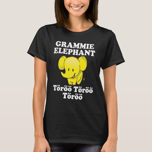 Camiseta Elefante Grammie Töröö Cute Ciro Elephants Afrik (Anverso)