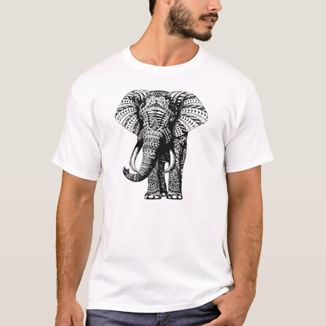 Camiseta elefante grande (Anverso)
