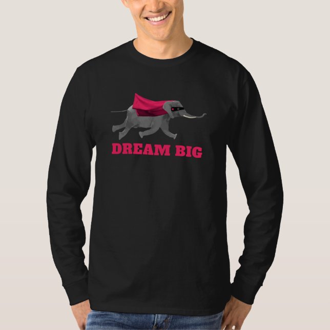 Camiseta Elefante grande ideal del vuelo (Anverso)