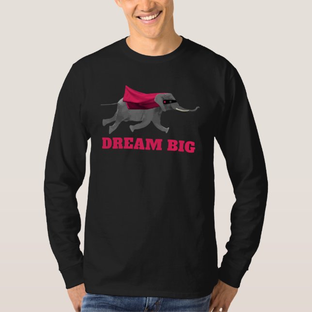 Camiseta Elefante grande ideal del vuelo (Anverso)