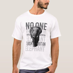 Camiseta Elefante I Tusk Mam de la selva silvestre africana