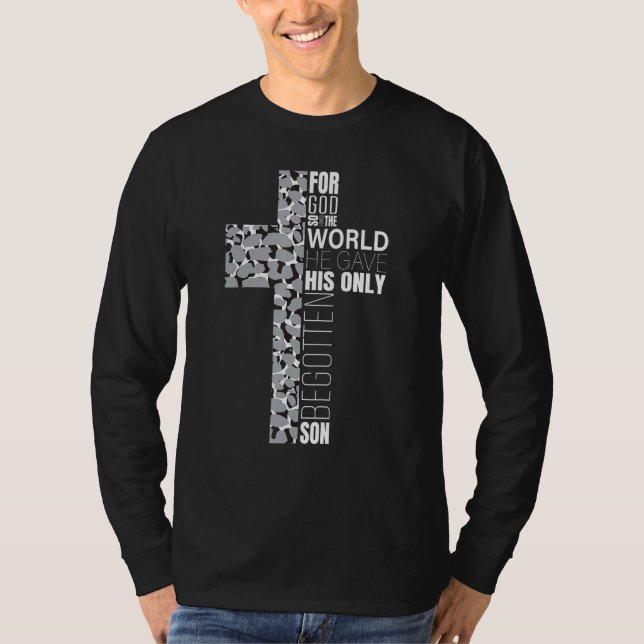 Camiseta Elefante Impresión Hombres Cristianos Hombres Bibl (Anverso)