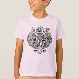 Camiseta Elefante indio inspirado del vintage