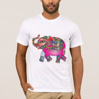Camiseta Elefante indio Multicolor