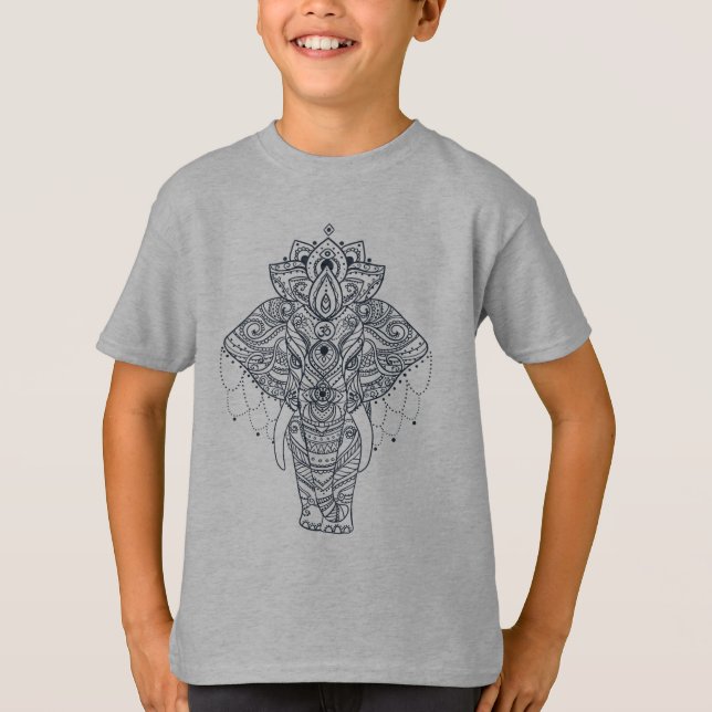 Camiseta Elefante inspirado (Anverso)